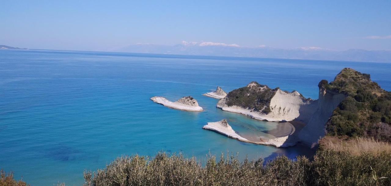 Lefkes Apartments Sidari ซีดารี ภายนอก รูปภาพ